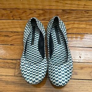 Marc by Marc Jacobs art deco pattern ballet flats